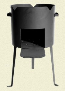 Печка усиленная для казана 16-25л (Сталь 3 мм)